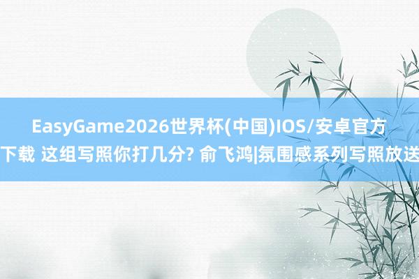 EasyGame2026世界杯(中国)IOS/安卓官方下载 这组写照你打几分? 俞飞鸿|氛围感系列写照放送