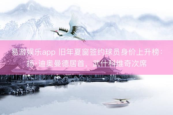 易游娱乐app 旧年夏窗签约球员身价上升榜:扬·迪奥曼德居首,武什科维奇次席